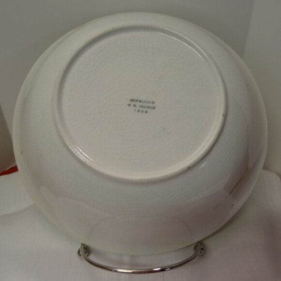 Vintage Derwood WS George #126D Iridescent Lusterware Serving Bowl - Picture 2 of 2